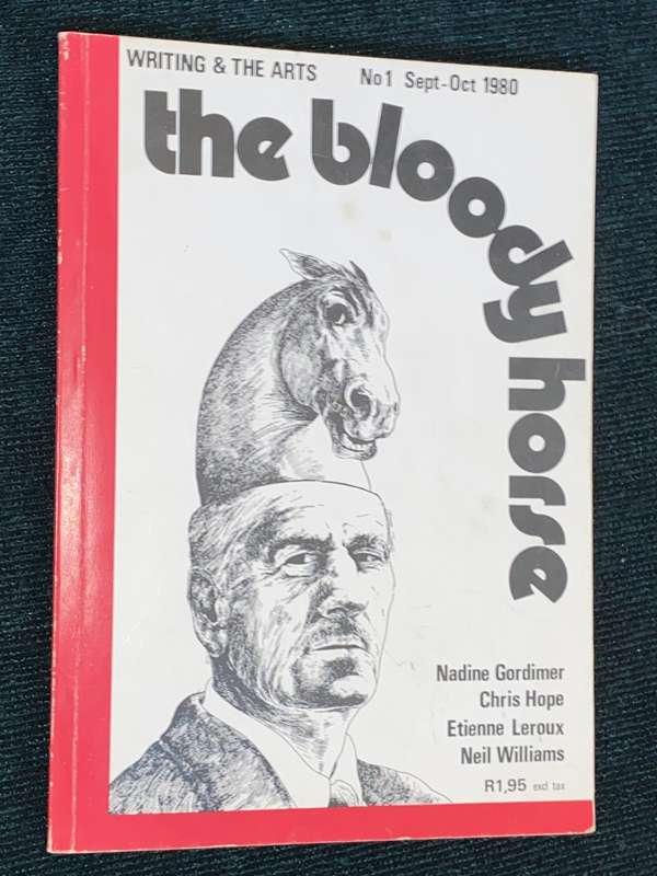 THE BLODDY HORSE WRITING & THE ARTS NO.1 SEPT-OCT 1980