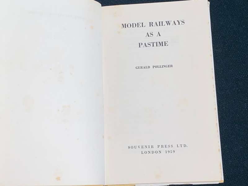 MODEL RAILWAYS AS A PASTIME BY GERALD POLLINGER