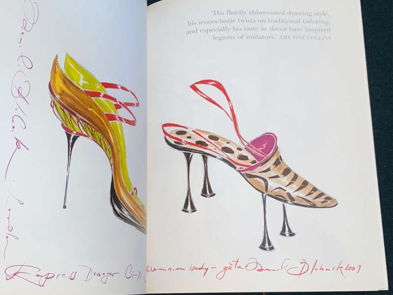 MANOLO BLAHNIK DRAWINGS