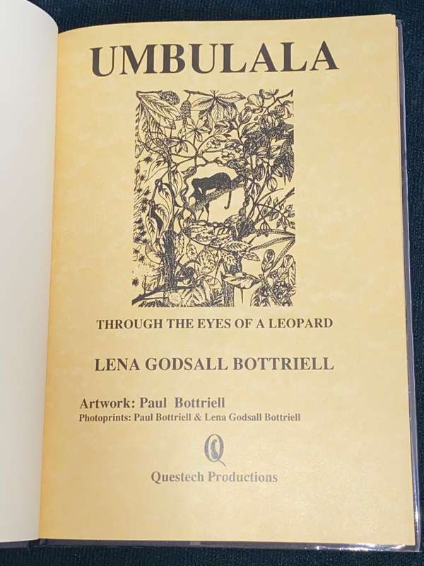 UMBULALA THROUGH THE EYES OF A LEOPARD BY LENA GODSALL BOTTRIELL