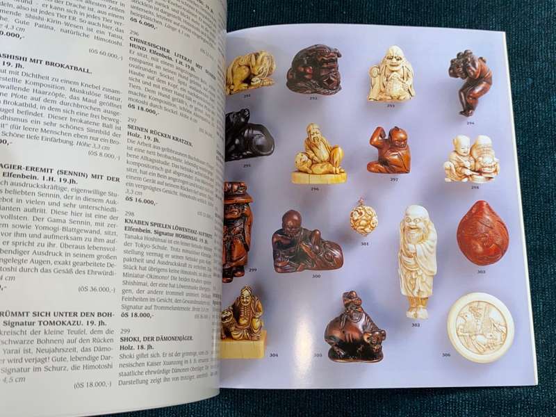 NETSUKE AUCTION CATALOGUE  1998