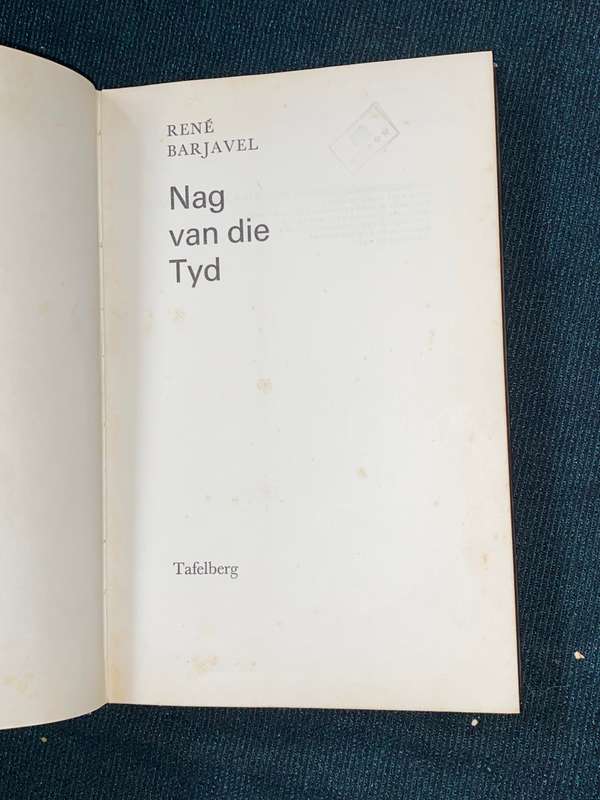 NAG VAN DIE TYD DEUR RENE BARJAVEL