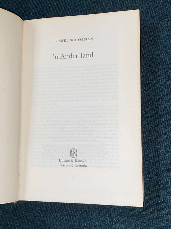 `N ANDER LAND DEUR KAREL SCHOEMAN