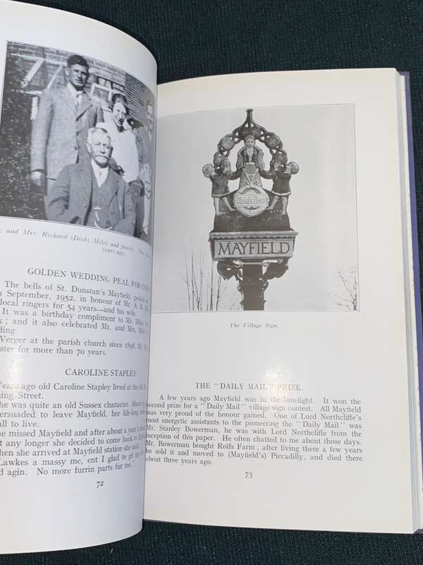 LOOKING BACK BY FRED LESTER MEMORIES OF LOVELY MAYFIELD AND OLD SUSSEX VILLAGE SIGNED BY AUTHOR