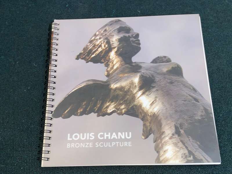 LOUIS CHANU BRONZE SCULPTURE SIGNED