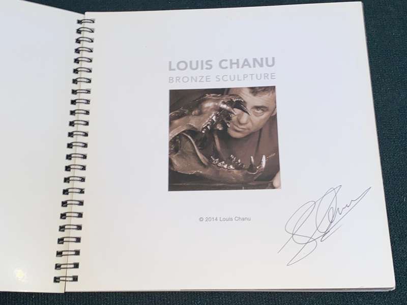 LOUIS CHANU BRONZE SCULPTURE SIGNED