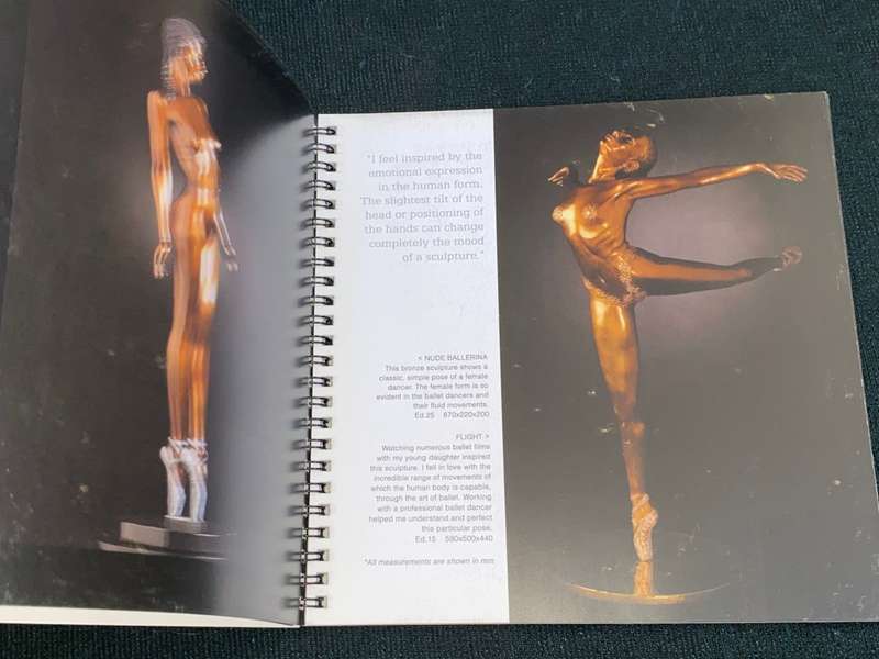 LOUIS CHANU BRONZE SCULPTURE SIGNED