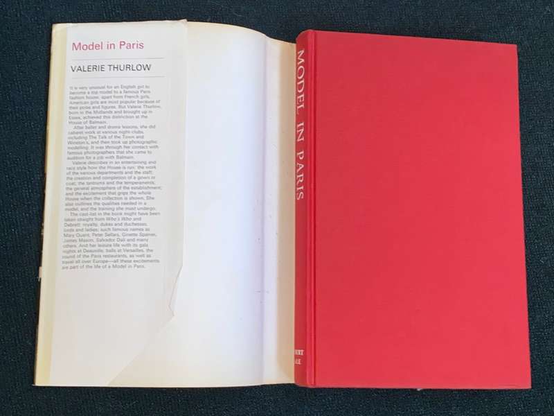 MODEL IN PARIS BY VALERIE THURLOW SIGNED