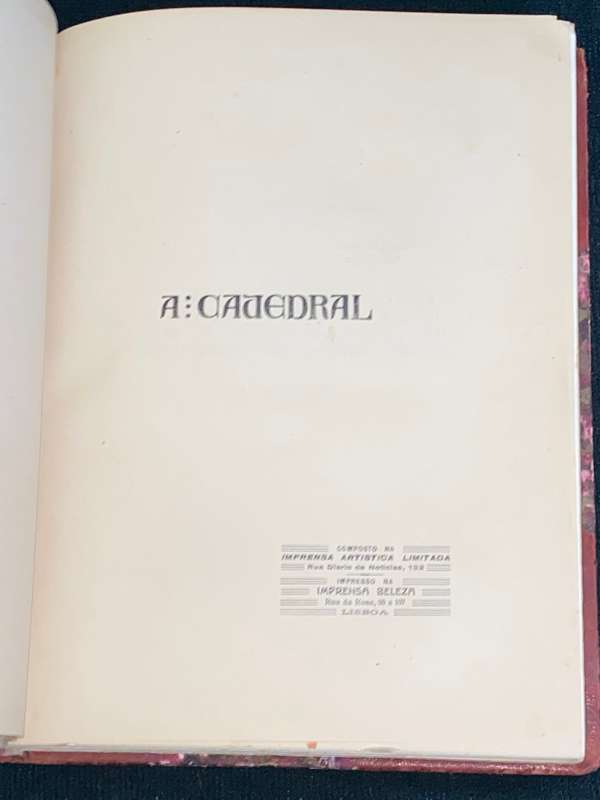 A CATEDRAL MANUEL RIBEIRO LIMITED EDITION SIGNED AND NUMBERED
