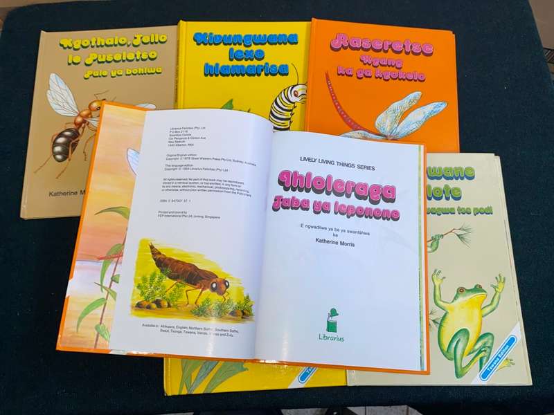 6 X CHILDREN`S TSWANA , SOUTH AND NORTHERN SOTHO BOOKS