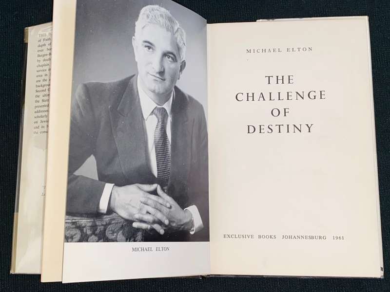 THE CHALLENGE OF DESTINY BY MICHAEL ELTON SIGNED