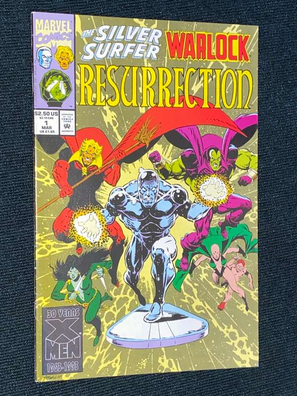 MARVEL COMICS #1 THE SILVER SURFER WARLOCK RESURRECTION 30 YEARS XMEN 1963-1993