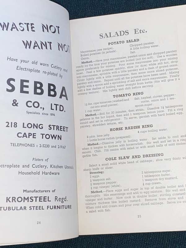 U.J.W. UNION COOK BOOK