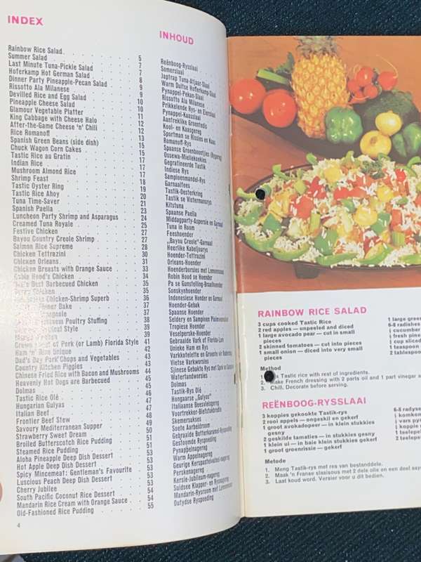 VINTAGE TASTIC COOK BOOK / KOOKBOEK