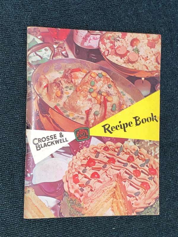 VINTAGE CROSSE & BLACKWELL RECIPE BOOK