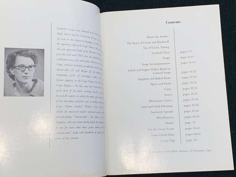 VINTAGE CROSSE & BLACKWELL RECIPE BOOK