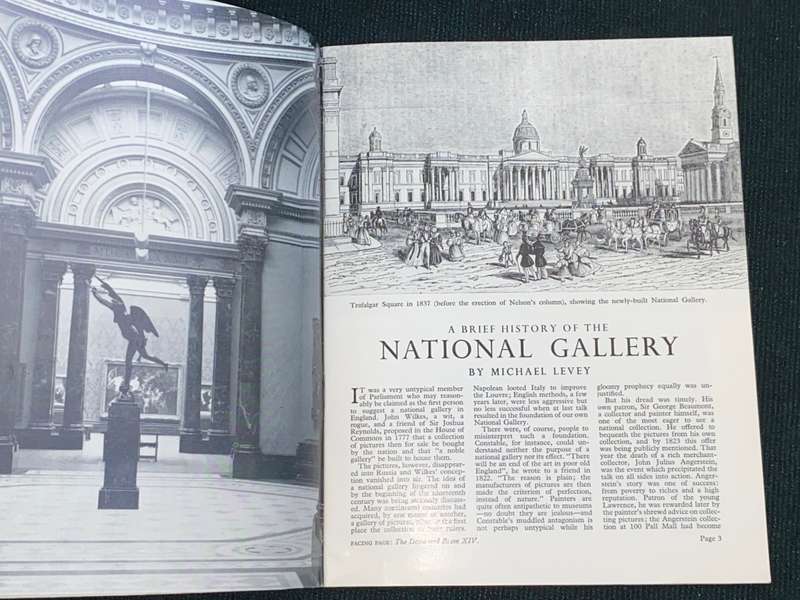 A BRIEF HISTORY OF THE NATIONAL GALLERY BY MICHAEL LEVY