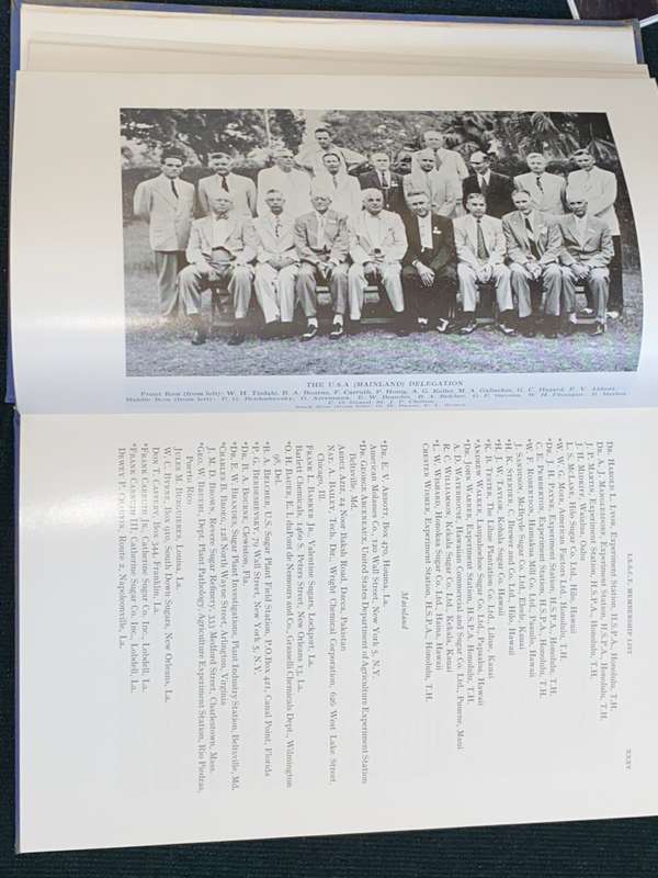 INTERNATIONAL SOCIETY OF SUGAR CANE TECHNOLOGISTS 1953