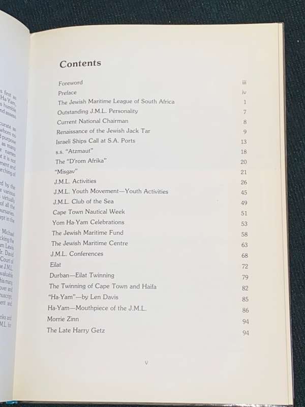 JEWISH MARITIME LEAGUE HISTORICAL SURVEY 1938 - 1983 BY FANNY A. GROSS