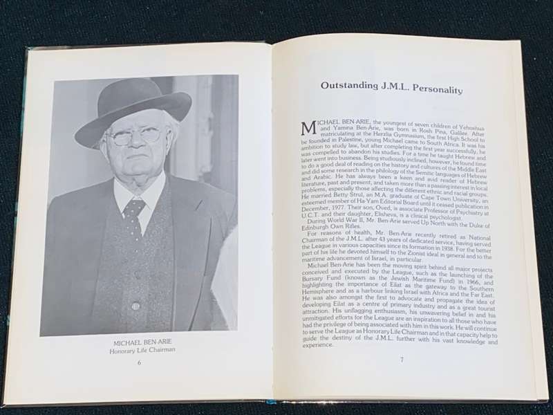 JEWISH MARITIME LEAGUE HISTORICAL SURVEY 1938 - 1983 BY FANNY A. GROSS