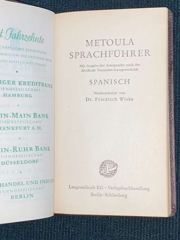 METOULA SPRACHFUHRER SPANISCH