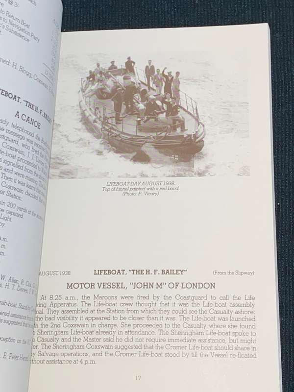 THE HISTORY OF CROMER LIFEBOATS AND CREWS H.F. BAILEY 777 1935-1945 BY KITTY LEE