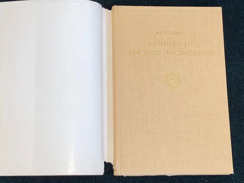 STUDIES IN ANCIENT TECHNOLOGY VOLUME IV BY R.J. FORBES