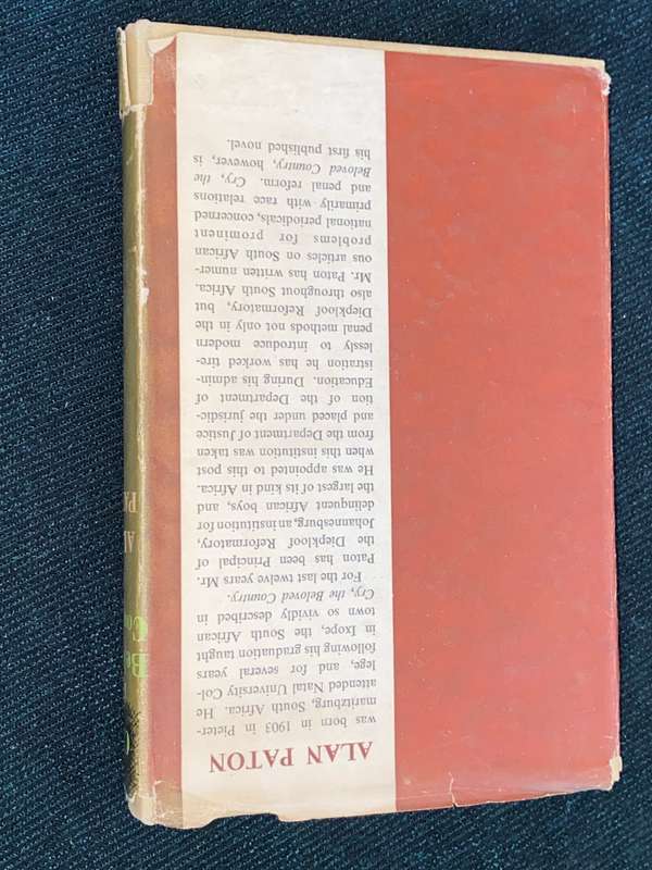 CRY THE BELOVED COUNTRY BY ALAN PATON