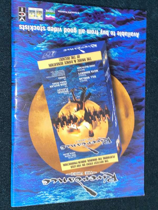 RIVERDANCE THE SHOW OFFICIAL PROGRAMME