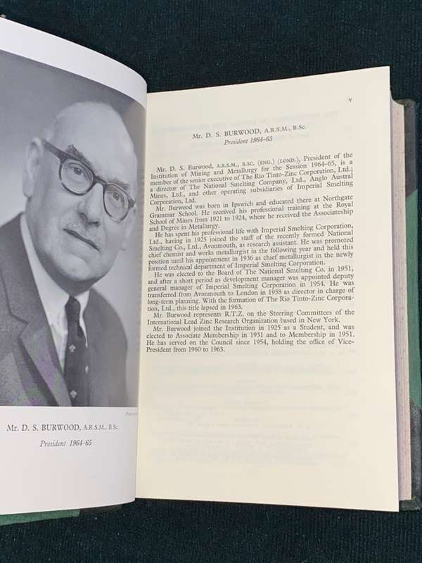 TRANSACTIONS OF THE INSTITUTION OF MINING AND METALLURGY VOLUME 74 , 1964-65