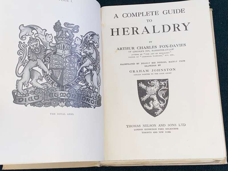 COMPLETE GUIDE TO HERALDRY BY A.C. FOX-DAVIES