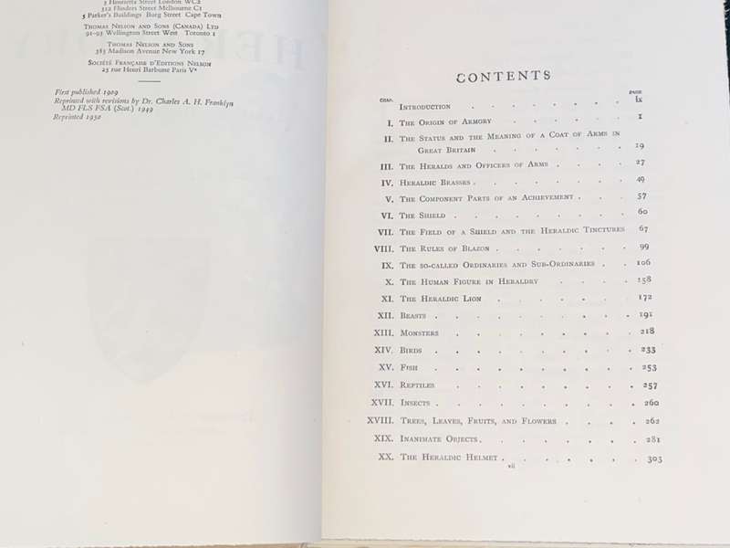 COMPLETE GUIDE TO HERALDRY BY A.C. FOX-DAVIES