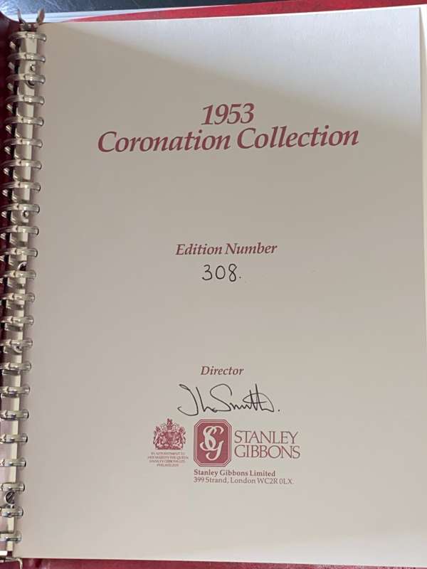 STANLEY GIBBONS ROYAL EVENTS 1953 CORONATION EDITION NUMBER 308
