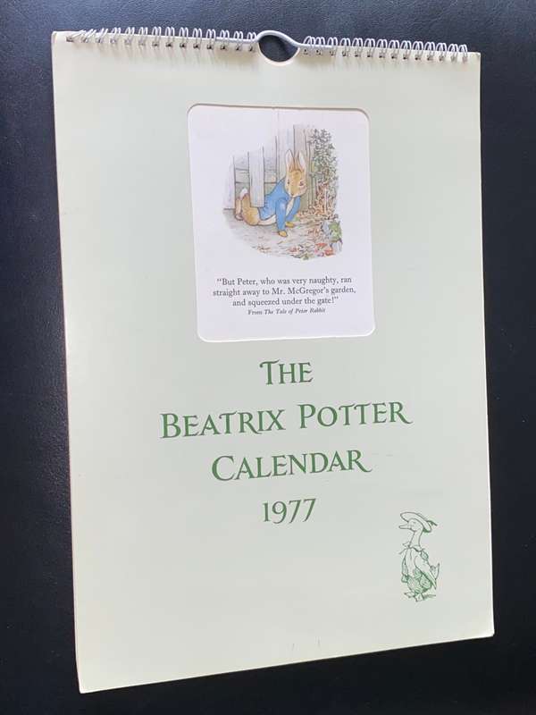 THE BEATRIX POTTER CALENDER 1977