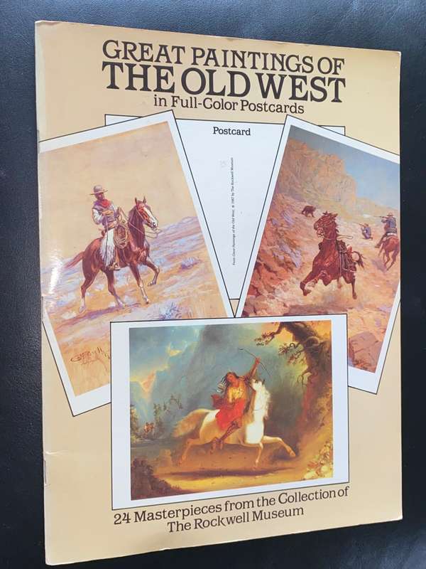 GREAT PAINTINGS OF THE OLD WEST IN FULL COLOUR POSTCARDS