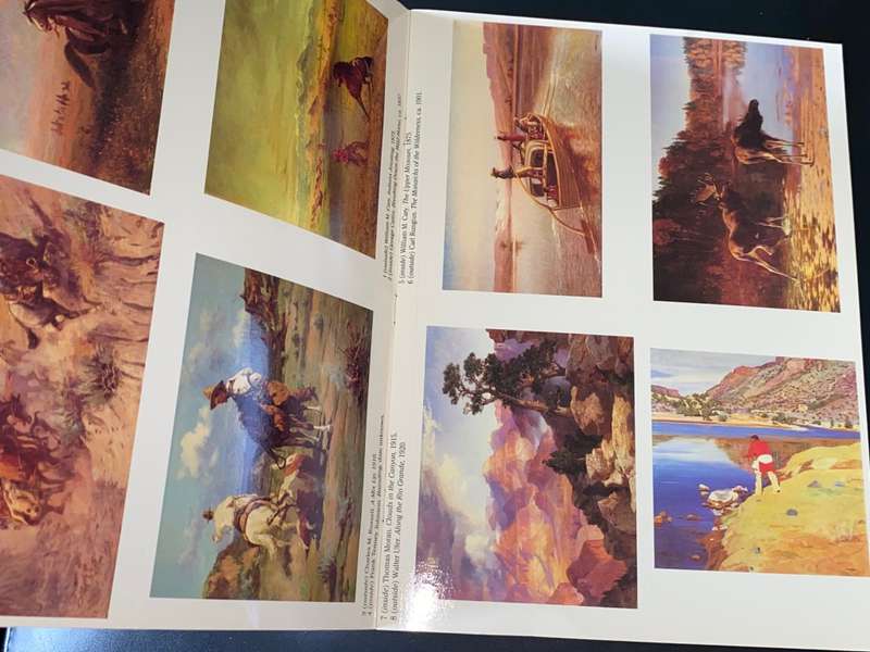 GREAT PAINTINGS OF THE OLD WEST IN FULL COLOUR POSTCARDS