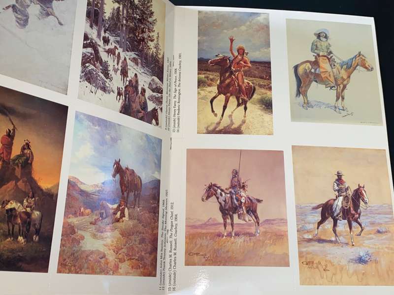GREAT PAINTINGS OF THE OLD WEST IN FULL COLOUR POSTCARDS