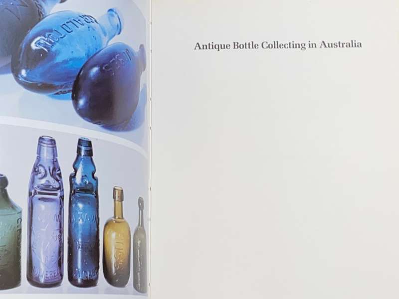 ANTIQUE BOTTLE COLLECTING IN AUSTRALIA BY JOHN VADER AND BRIAN MURRAY