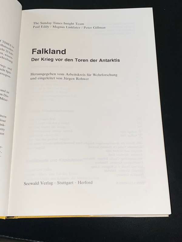 FALKLAND DER KRIEG VOR DEN TOREN DER ANTARKTIS