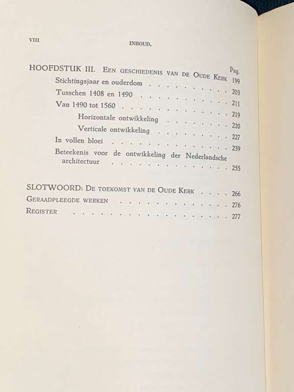DE OUDE KERK TE AMSTERDAM BIOGRAFIE VAN EEN GEBOUW DR. ARNOLDUS NOACH 1939