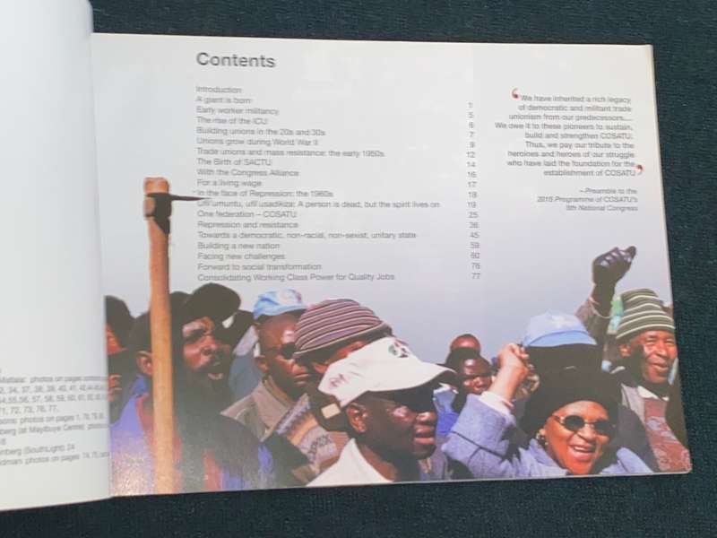HLANGANANI BASEBENZI A BRIEF HISTORY OF COSATU