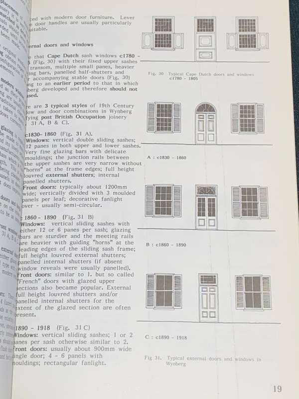 OLD WYNBERG VILLAGE GUIDELINES FOR CONSERVATION AND DEVELOPMENT 1987