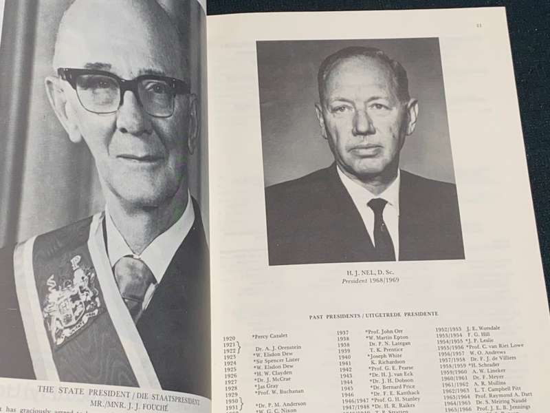 50TH YEAR THE ASSOCIATED SCIENTIFIC AND TECHNICAL SOCIETIES OF SOUTH AFRICA 1968-1969