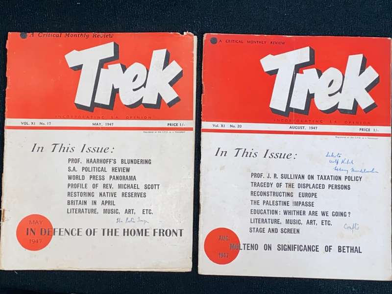 TREK CRITICAL MONTHLY REVIEW X 6 FROM 1947