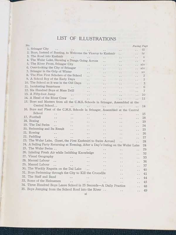50 YEARS AGAINST THE STREAM THE STORY OF A SCHOOL IN KASHMIR 1880-1930 BY E.D. TYNDALE-BISCOE