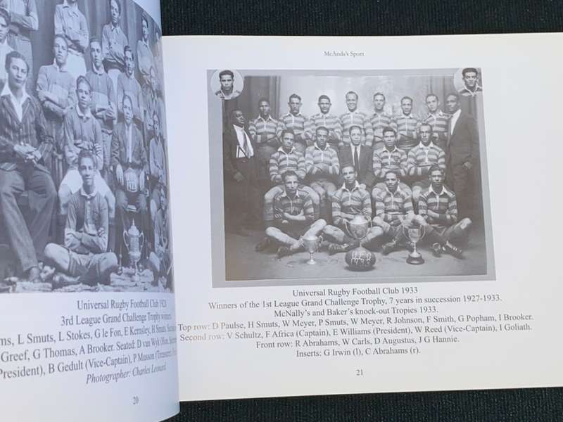 MCANDA`S SPORT A PHOTOGRAPHIC COLLECTION COMPILED BY KOKKIE DUMINY