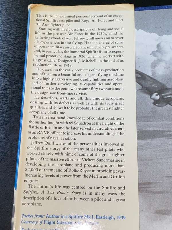 SPITFIRE A TEST PILOT`S STORY