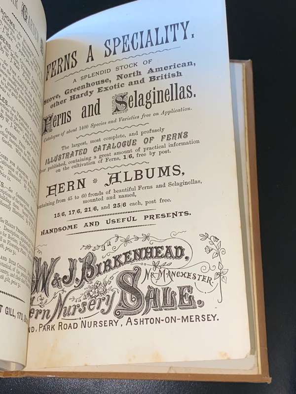 CHOICE BRITISH FERNS THEIR VARIETIES AND CULTURE BY CHARLES T. DRUERY 1890`S