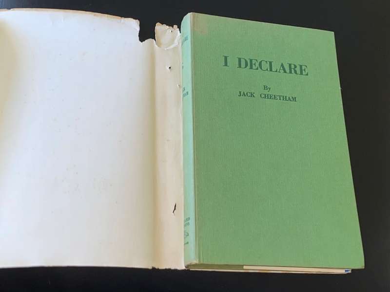 I DECLARE BY JACK CHEETHAM SIGNED