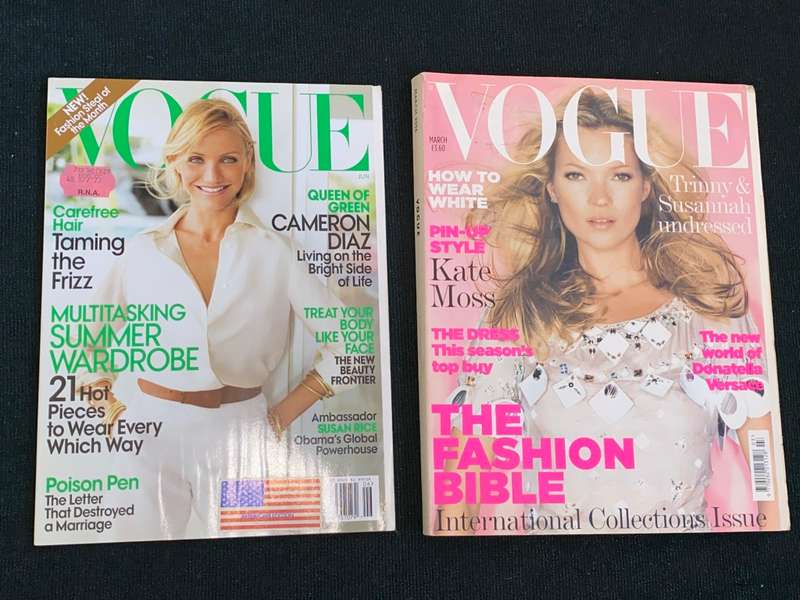 VOGUE MAGAZINES X 2 (UK 2006 & USA 2009)